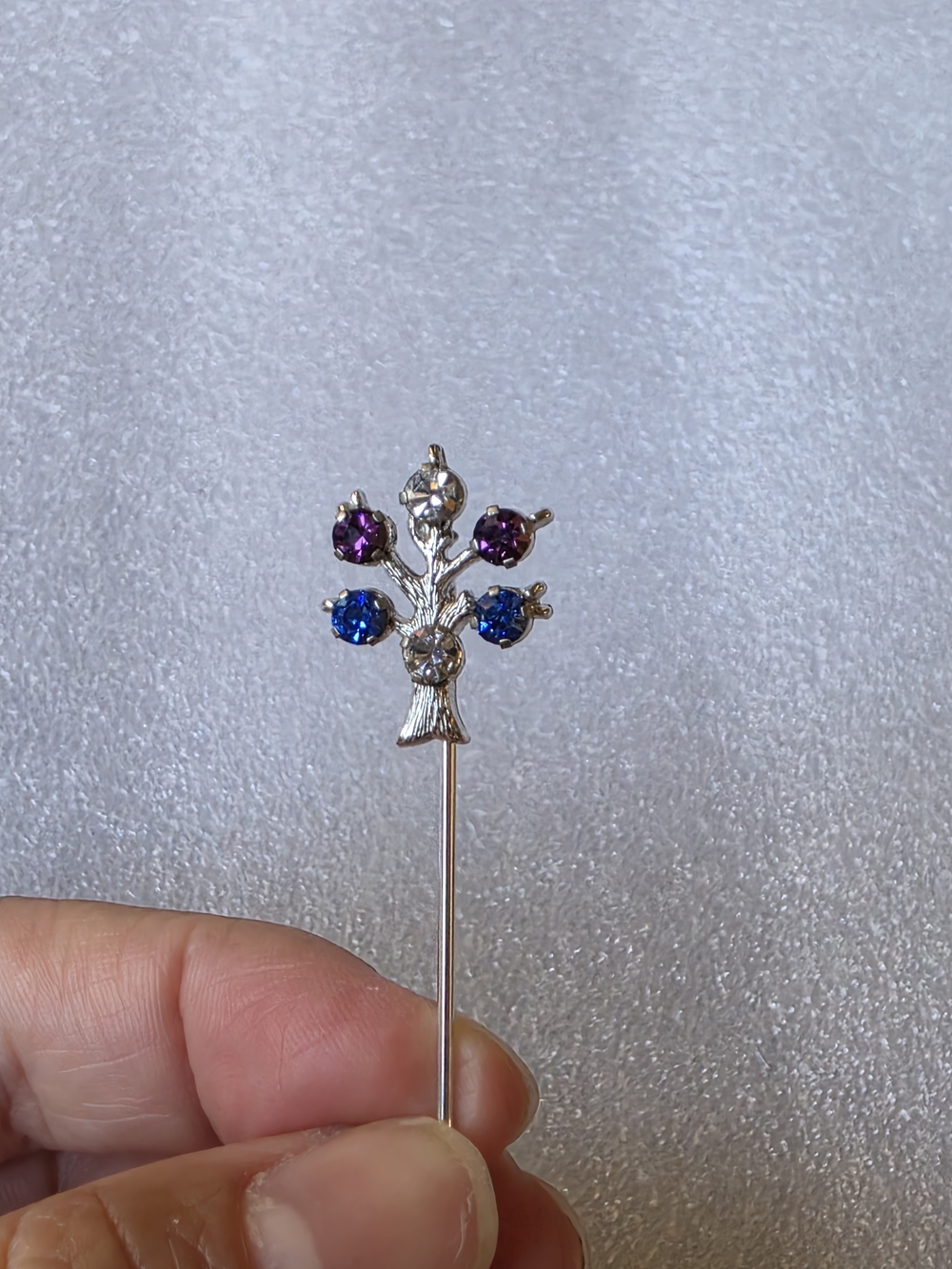 vintage Anson "Family Tree of Life" stick pin - Picture 11 of 12